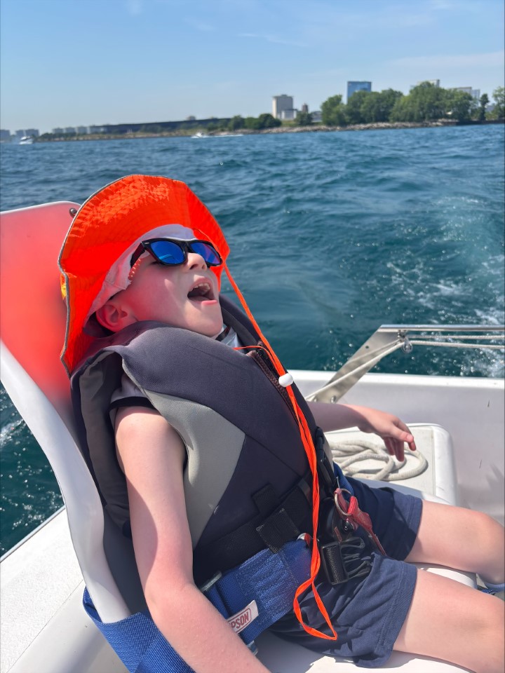 Declan sailing