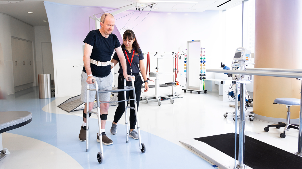 patient walking
