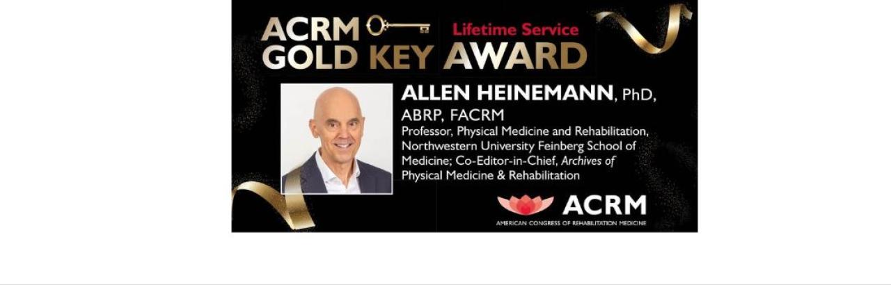 graphic announcement of Allen Heinemann's award