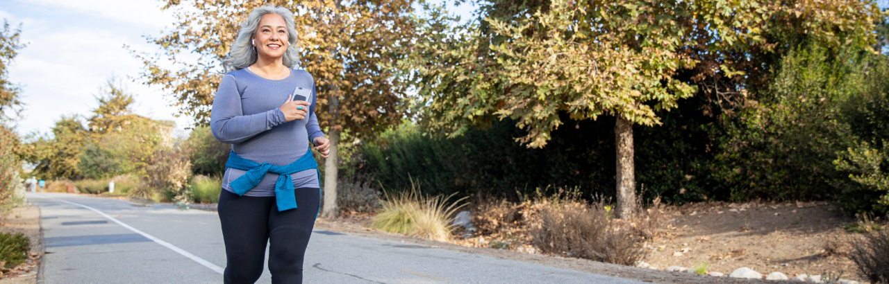 woman running