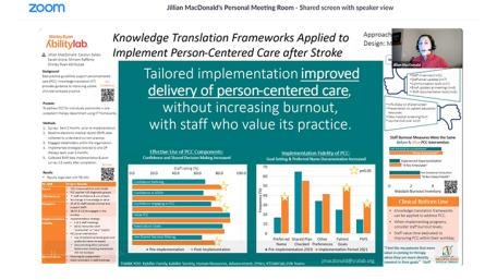 Kabiller Humanitarian Prize: Watch Jillian MacDonald Share Her Research on Person-Centered Care After Stroke