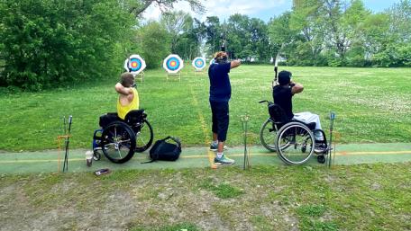 Adaptive Archery at Shirley Ryan AbilityLab