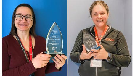 Illinois Physical Therapy Association Honors Miriam Rafferty & Beth Holland