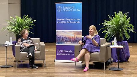 Nancy Paridy Delivers Keynote Speech at Northwestern's Master of Science in Law Symposium