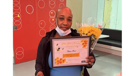 21st Floor Night Shift PCT Dyrese Brent Honored with BEE Award