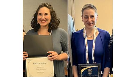 Bridget Fowler King & Dr. Jennifer Goldman Honored at ACRM 2022