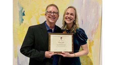 Elissa Larkin Receives Louis M. DiCarlo Award for Recent Clinical Achievement 