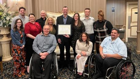 Derek Daniels Honored by United Spinal Association of Illinois