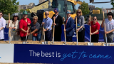 group photo breaking ground in Detroit